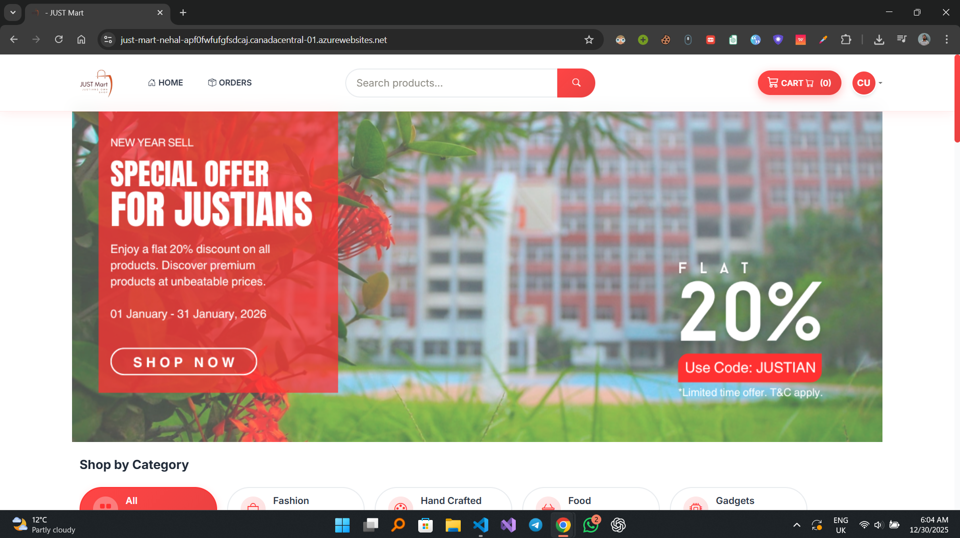 JUST Mart Screenshot 1